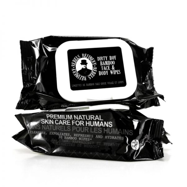 Rebel Refinery Dirty Boy Bamboo Wipes - 30 wipes