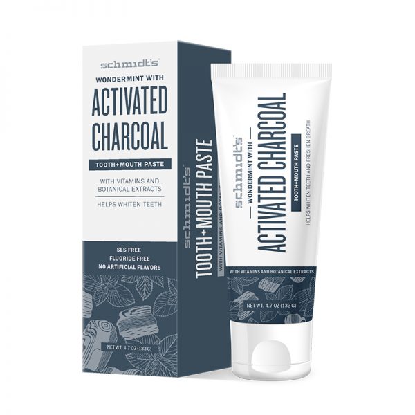Schmidt's Charcoal Toothpaste - 4.7 oz