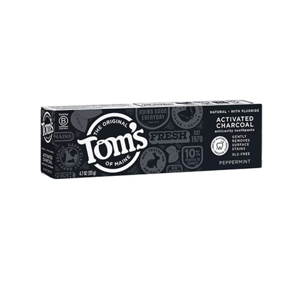 Tom's Of Maine Charcoal Toothpaste - 4.7 oz