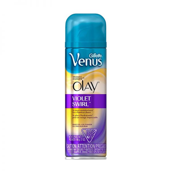 Gillette Venus Touch Of Olay - Violet Swirl - Shave Gel - 7 oz