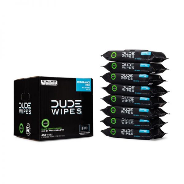 DUDE Wipes Flushable Wipes - 50 Count (Pack of 8)