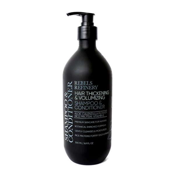 Rebels Refinery Hair Thickening & Volumizing Shampoo and Conditioner 500 ml